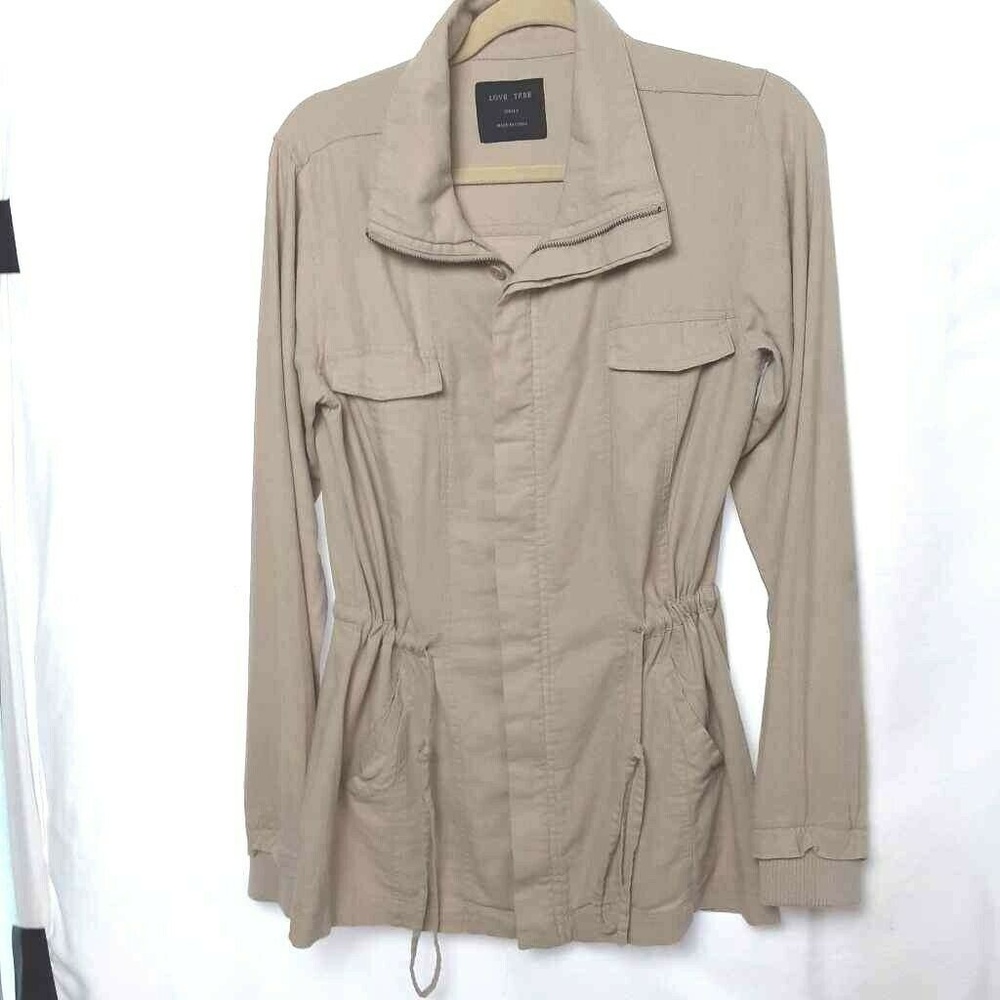 Love Tree  Lara Croft Utility Jacket Beige S - Picture 2 of 6